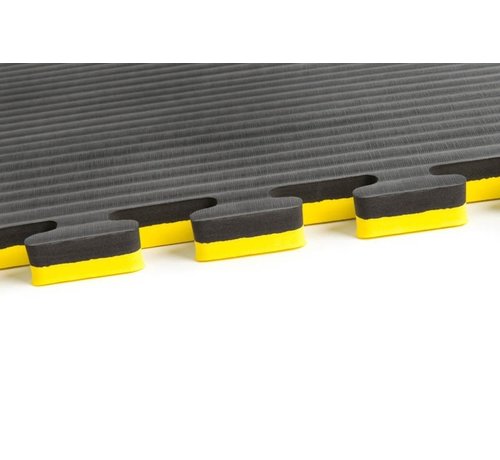 M- Zwart gele Puzzelmatten 2cm