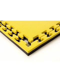M- 4 Cm Puzzelmatten Zwart Geel