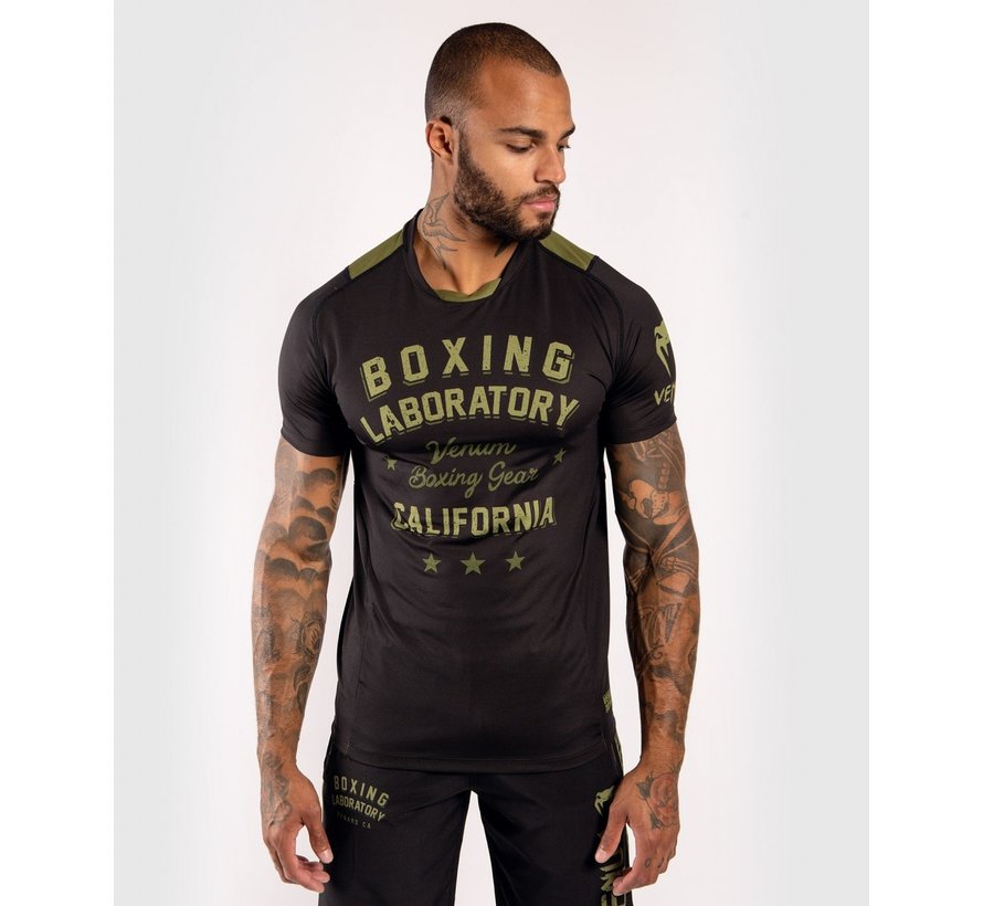 Boxing Lab Dry Tech Shirt - zwart/khaki