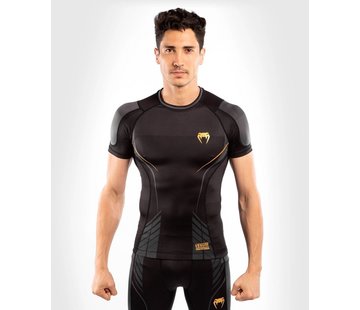 Venum Athletics Rashguard   zwart/goud - Maat L - OP=OP