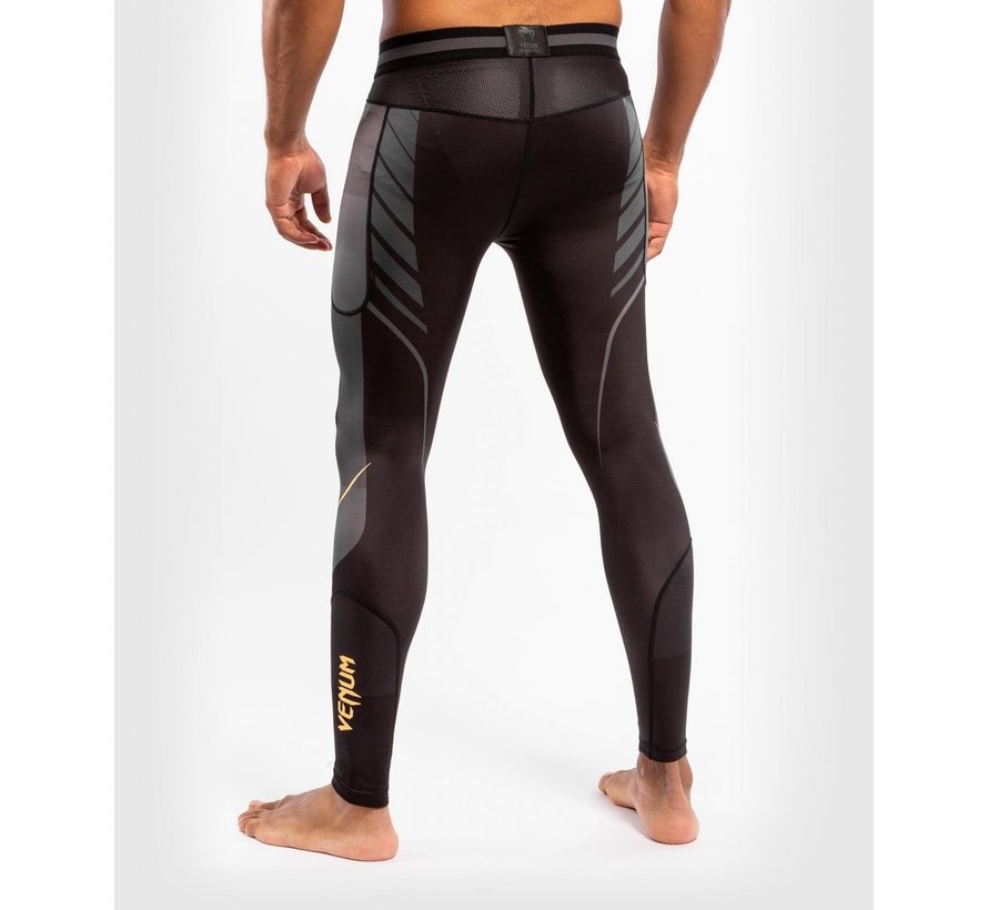 Athletics legging zwart-goud