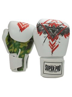 Super Pro (kick)Bokshandschoenen Leder RAVEN