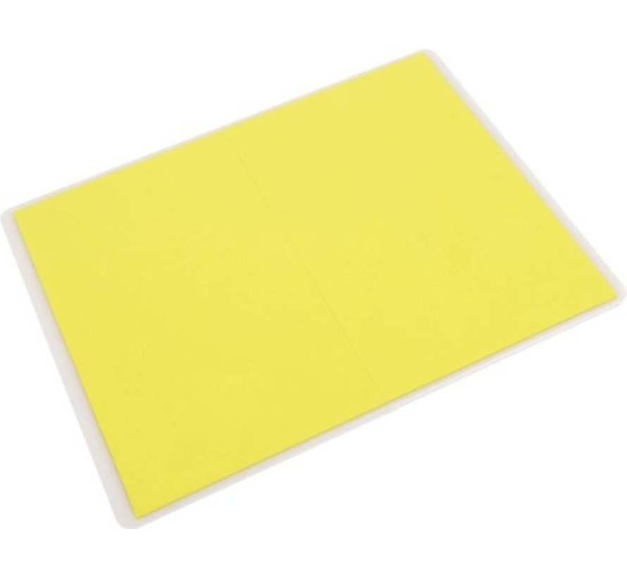 1 Cm Breekplank kind geel met foam - eenvoudig - XS