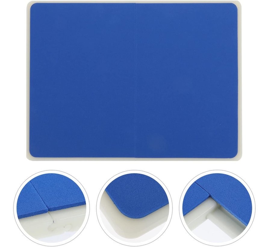 1.2 Cm Breekplank blauw met foam - gemakkelijk - S