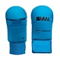WKF karate handbeschermer zonder duim - blauw