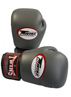 Twins Bokshandschoenen, genuine leder, grijs - 14 oz - OP=OP