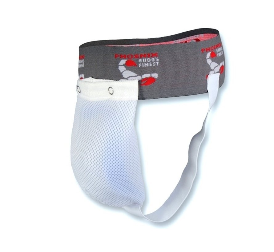 Heren kruisbeschermer met grijs PX logo