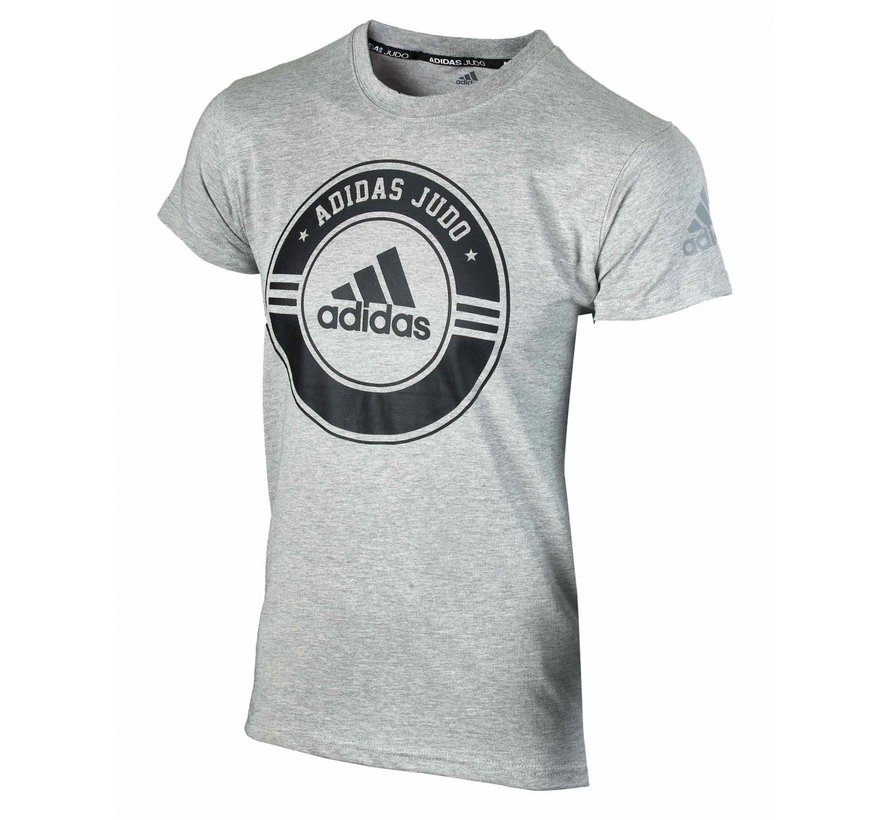 T-Shirt Combat Sport Judo grijs-zwart