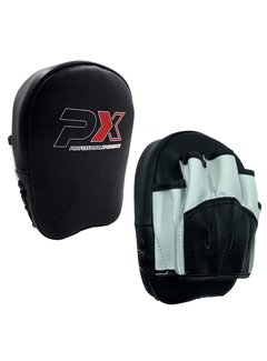 Phoenix PX Kleine coaching mitts zwart-wit - per paar