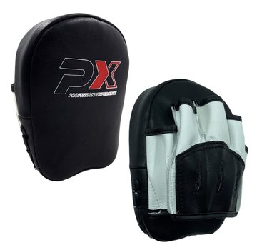 Phoenix PX Kleine coaching mitts zwart-wit - per paar