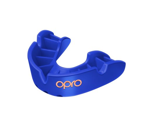 Opro Gebitsbeschermer Self-Fit Bronze-Edition V2 Blauw Junior