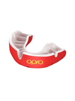 Opro Gebitsbeschermer Self-Fit Gold-Edition V2 Rood/Wit Junior