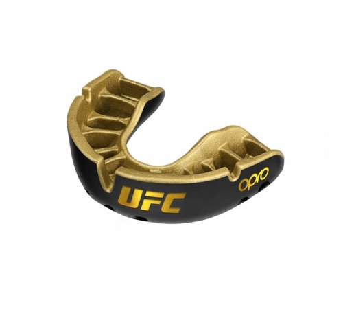 UFC OPRO x UFC Gebitsbeschermer Self-Fit Gold-Edition V2 Zwart/Goud Junior