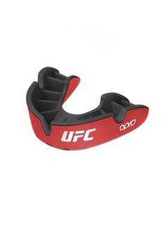 UFC OPRO x UFC Gebitsbeschermer Silver-Edition V2 Rood/Zwart Junior