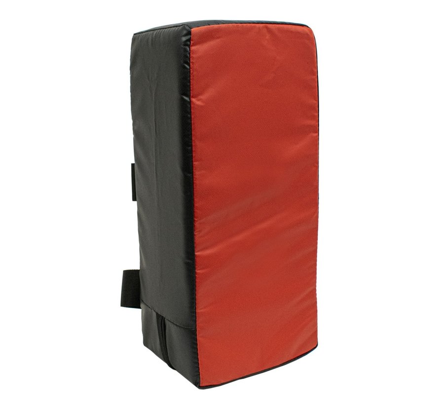 Armpad 45 x 20 x 15 cm zwart/rood