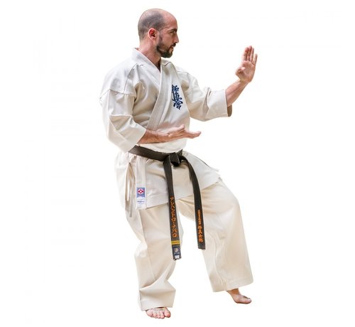 Fuji Mae Yantsu ongebleekt Kyokushin karate pak - 14 oz - 160 Cm OP=OP