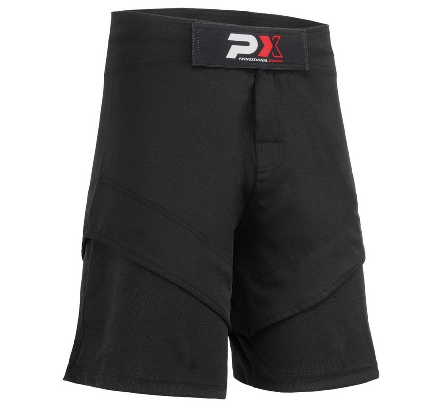 PX MMA Shorts black, Stretch