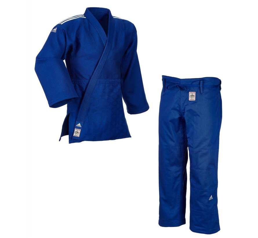 ADIDAS "CHAMPION II" IJF Judo pak blauw