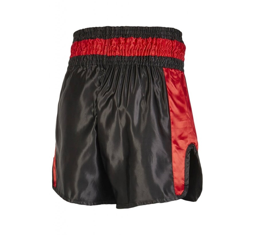 PX Thai Shorts,"Contender" zwart-rood