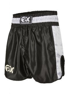 Phoenix PX Thai Shorts,"Contender" zwart-wit