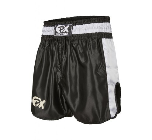 Phoenix PX Thai Shorts,"Contender" zwart-wit