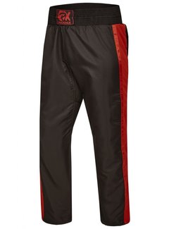 Phoenix PX Kick Boxing  broek"Dynamic" zwart-rood