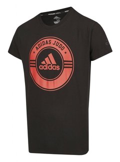 Adidas ADIDAS T-Shirt Combat Sport Judo zwart-rood