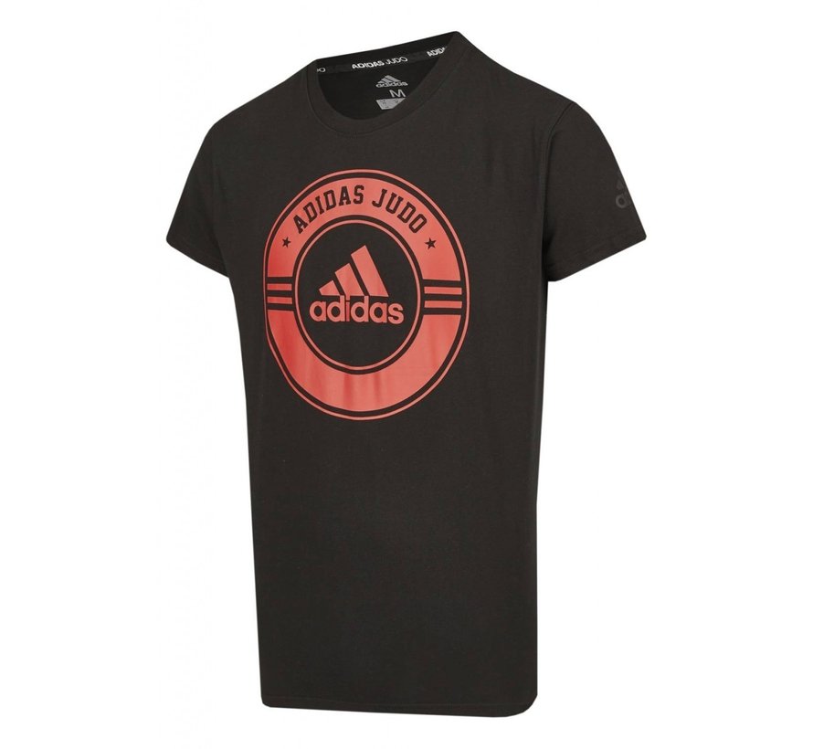 ADIDAS T-Shirt Combat Sport Judo zwart-rood