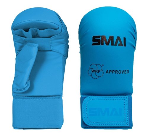 SMAI SMAI WKF karate handbeschermers, blauw