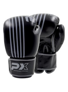 Phoenix PX bokshandschoenen , zwart-grijs, lederen,