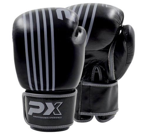 Phoenix PX bokshandschoenen , zwart-grijs, lederen,