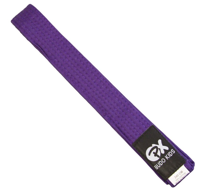 PX Budo jeugd soepele band, purple