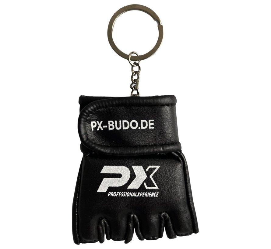 mini MMA glove sleutelhanger PX logo