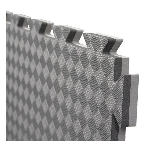 E- Zwart grijze Puzzelmatten 2cm