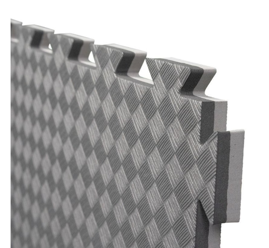 Zwart grijze Puzzelmatten 2cm