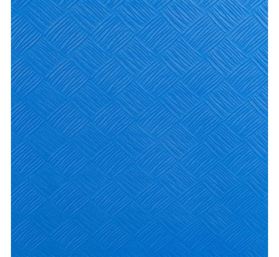 2 Cm Puzzelmatten rijstmotief Rood Blauw