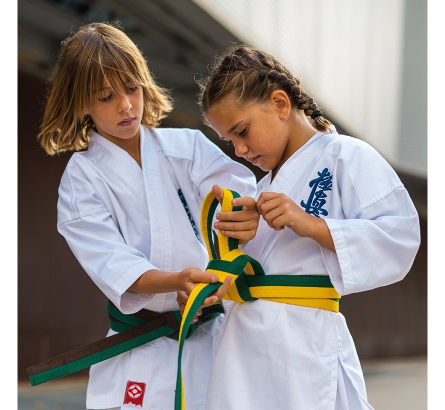 Dubbel gekleurde Kyokushinkai Karate band