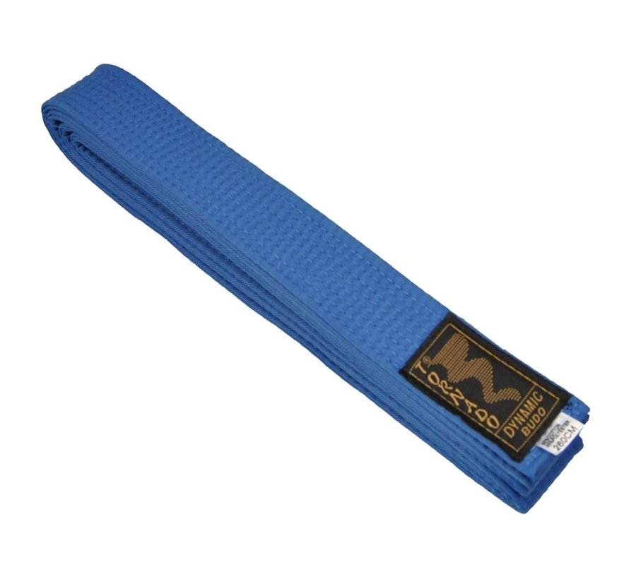 Vechtsportband blauw 330 cm