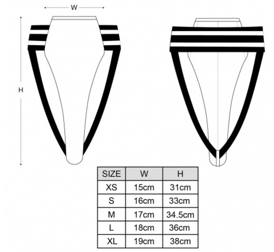 PU dames kruisbeschermer