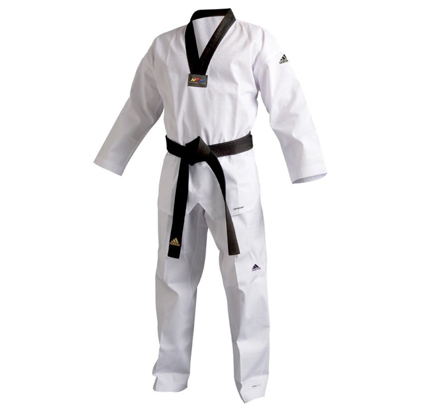 adidas Taekwondo pak ADI-Champ III WTF Approved Wit/Zwart