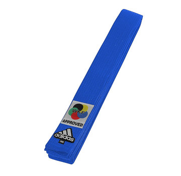 Adidas adidas Karateband  Elite WKF Logo 45mm Blauw