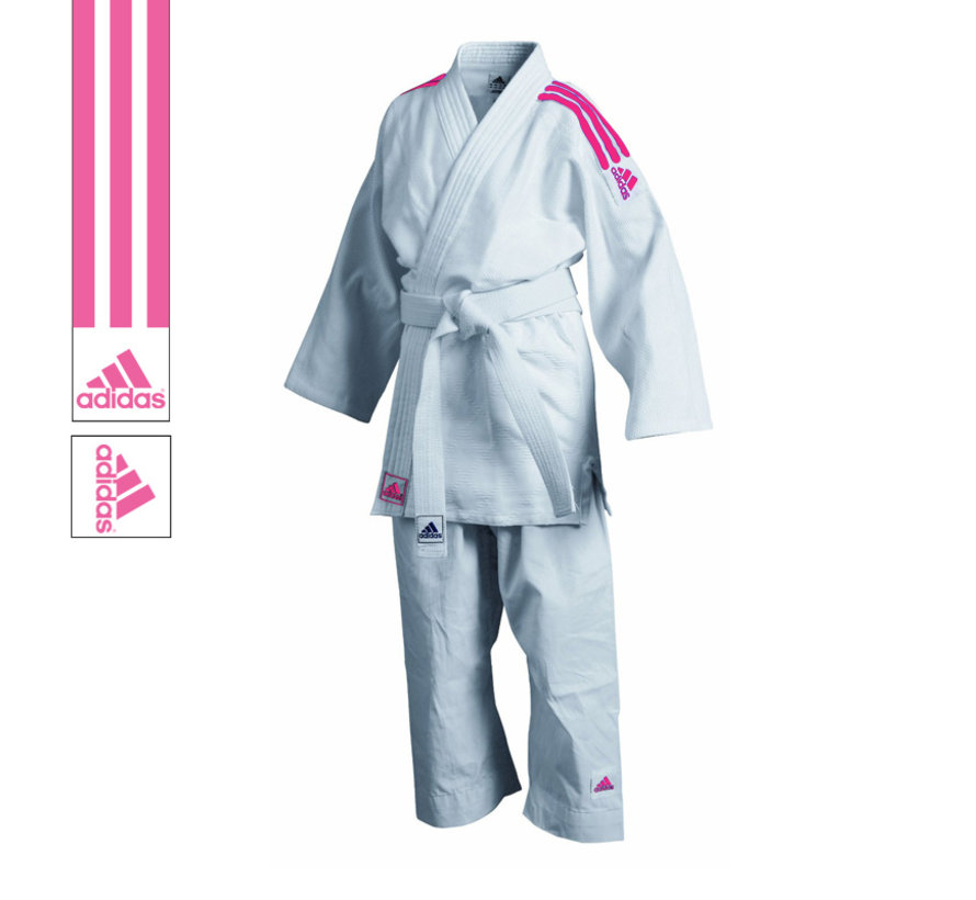 Adidas Judopak J350 Club Wit/Roze