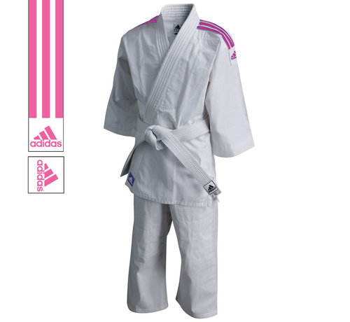 Adidas adidas Judopak J200 Evolution Wit/Roze