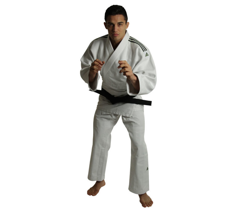 Adidas Judopak J650 Contest Wit/Zwart - 150 Cm - OP=OP