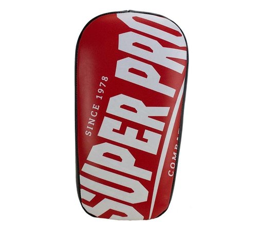 Super Pro Super Pro Lederen Thaistyle Armpad Zwart/Rood