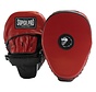 Super Pro Lichtgewicht Gebogen Hook and Jab Pad Zwart/Rood