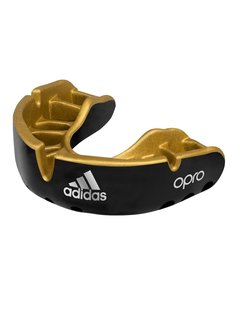 Adidas adidas gebitsbeschermer OPRO Gen4 Gold-Edition Zwart Senior
