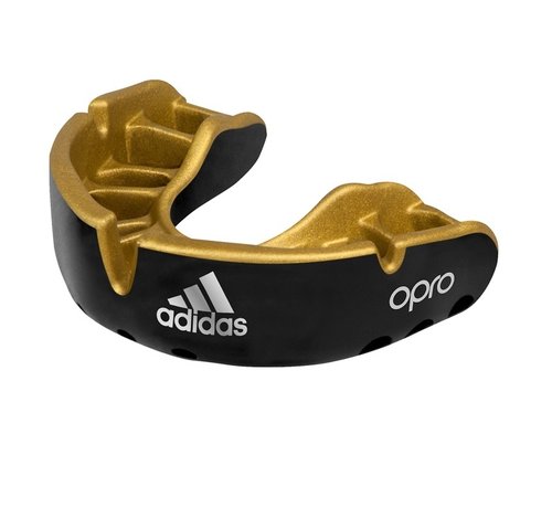 Adidas adidas gebitsbeschermer OPRO Gen4 Gold-Edition Zwart Senior