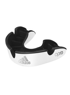 Adidas adidas gebitsbeschermer OPRO Gen4 Silver-Edition Wit Junior