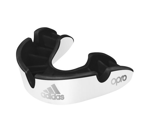 Adidas adidas gebitsbeschermer OPRO Gen4 Silver-Edition Wit Junior